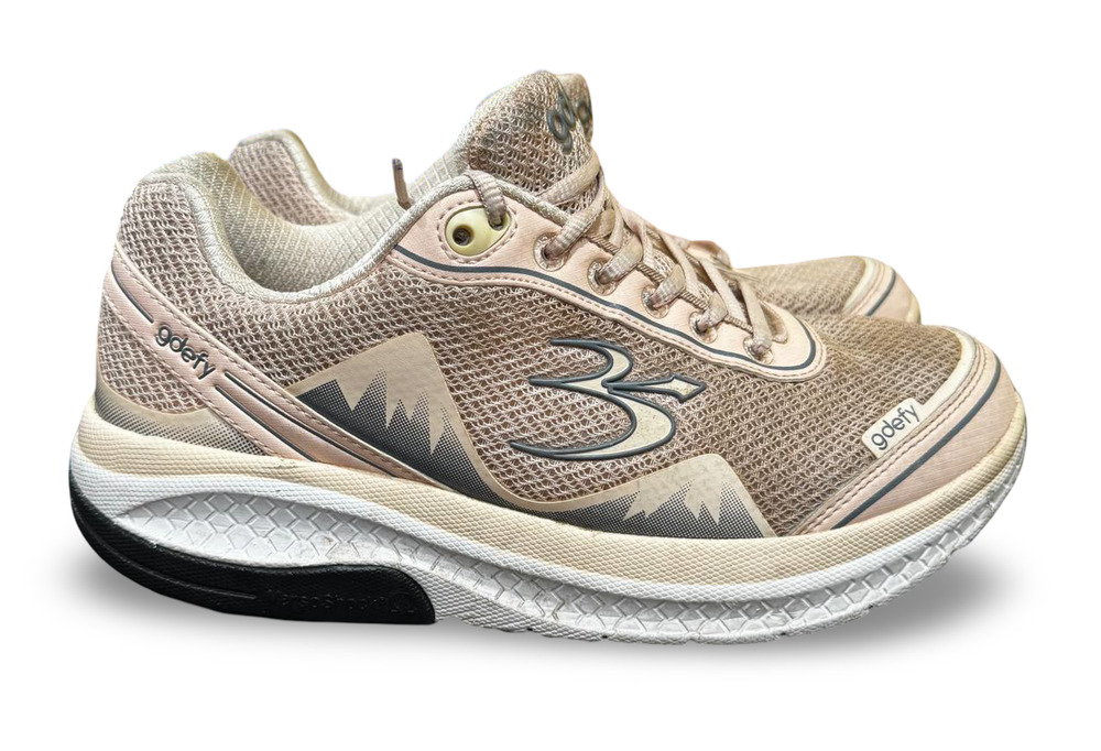 Gravity Defyer GDefy Comfort Fit Walking Shoes Women's US 8.5 Beige Walking